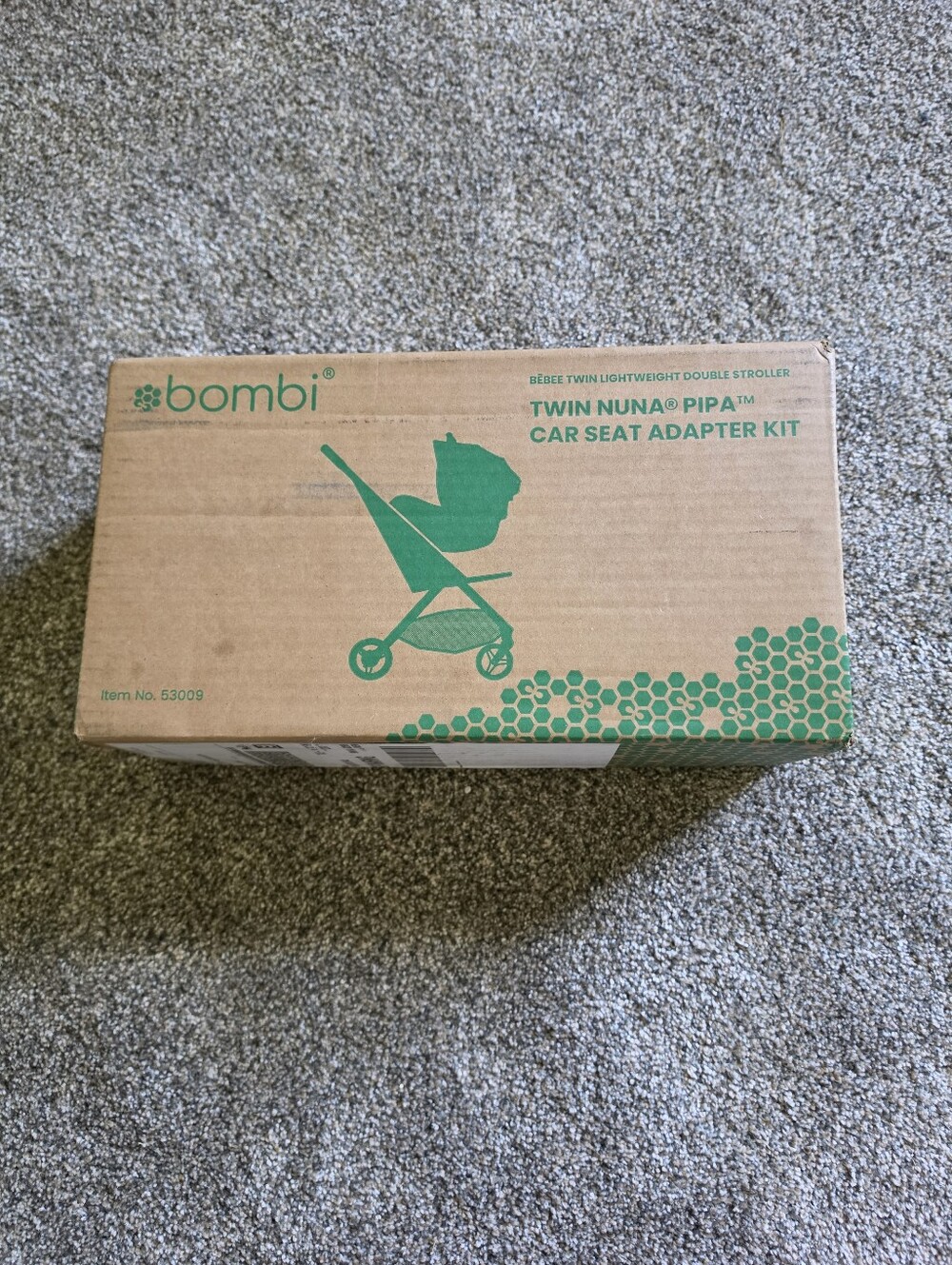 Bombi Twin Nuna PIPA Car Seat Adapter Kit